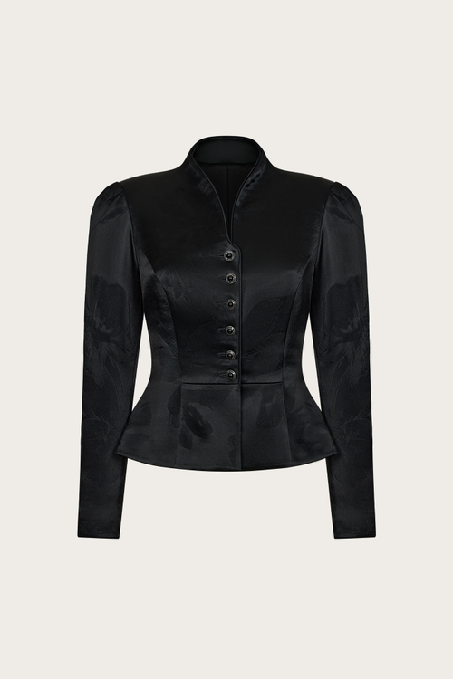 Жакет из жаккардового триацетата