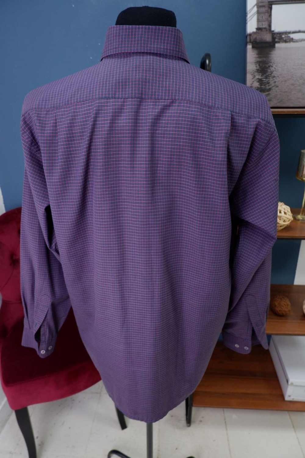 Рубашка Patrick Leclair фиолетовая 56 размер