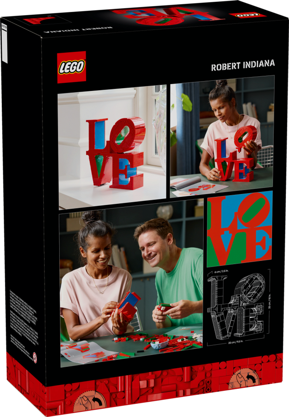 LEGO 31214 «LOVE — Любовь» — арт-панно из деталей LEGO для интерьера