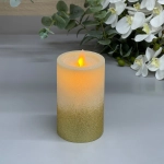 Сувенир с подсветкой «Свеча - Ночной огонь» 7,5*12,5 см (работает от батареек 3 ААА)