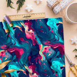 Ткань премиум таффета эффектные пятна