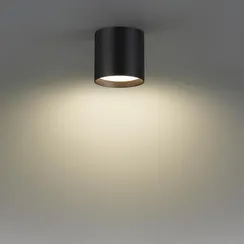 7129/8CL HIGHTECH ODL26 325 светильник черный/металл IP20 LED 8W 480Лм 3000K/4000K/6000K 120° 220-240V OBEN