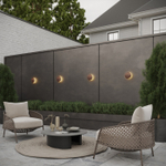 Уличный настенный светодиодный светильник Novotech 359534 STREET NT25 000 коричневый IP54 LED 10W 100-240V 3000К HALO