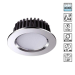 357908 SPOT NT19 492 хром Встраиваемый светильник IP44 LED 4000K 10W 100-265V DRUM