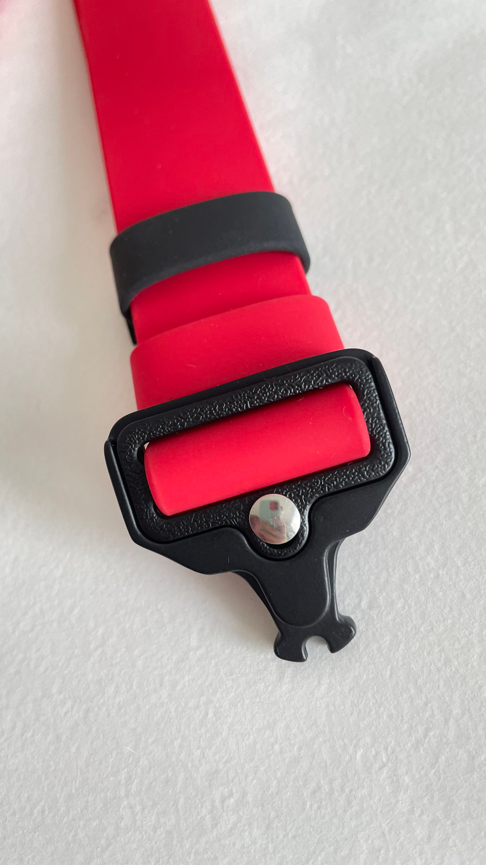 Ошеник для Алабая и крупных пород , БИОТАН , ширина 32 мм , фастекс кобра / красный 50-74