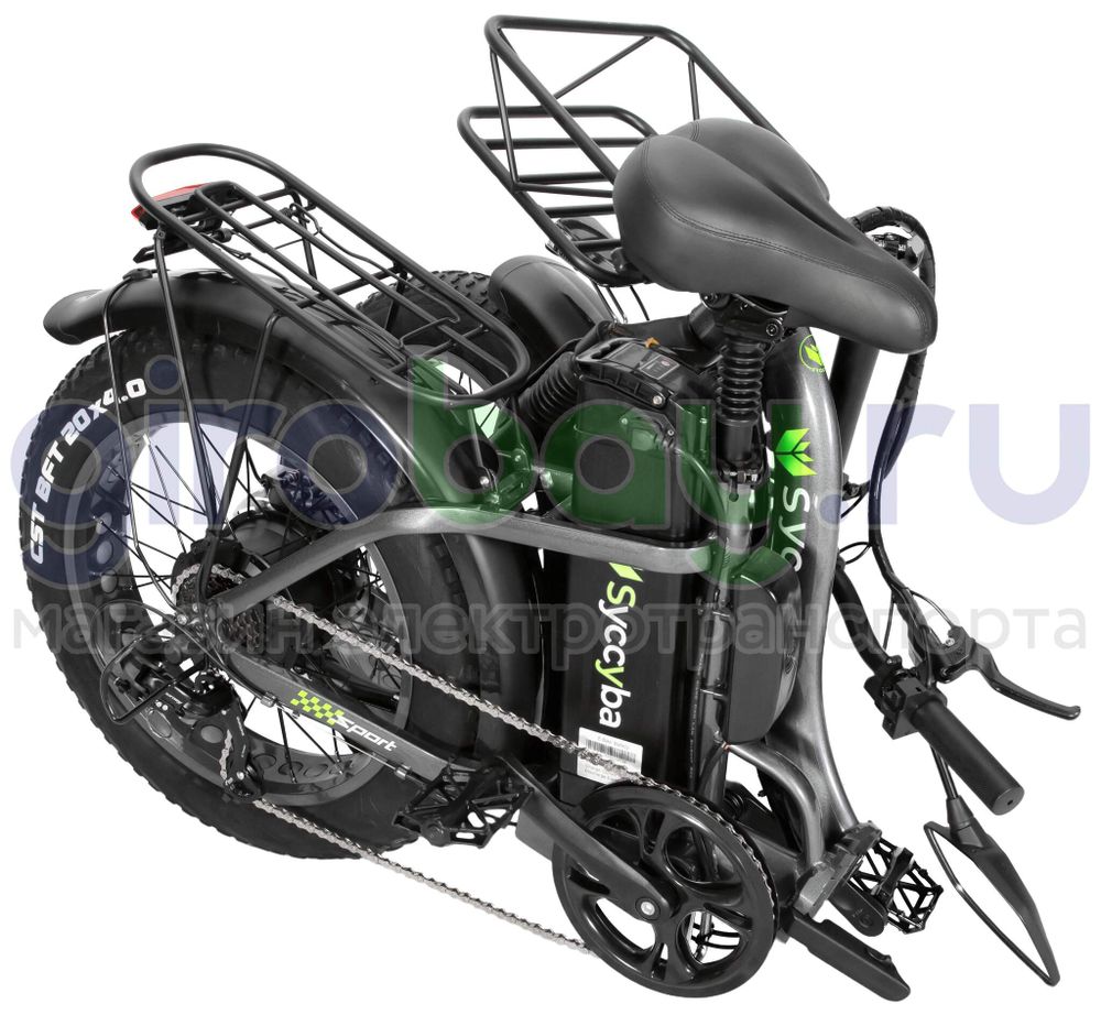 Электровелосипед Syccyba F11 Pro (48V/20Ah) - Серый обод фото №14