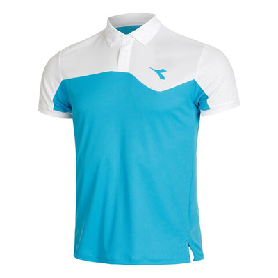 Мужское теннисное поло Diadora Court Polo Men - Blue, White