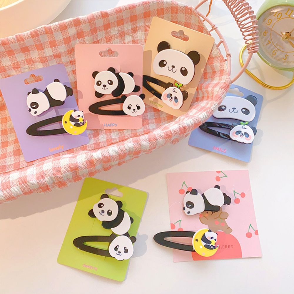 Набор заколок для волос &quot;Panda&quot;