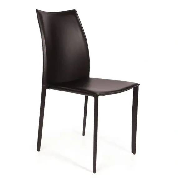 Стул Rolf черная кожа