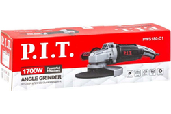 Угловая шлифшина P.I.T. 180 мм, 1700 Вт, 8500 об/мин, поворот рукоятка PWS180-C1