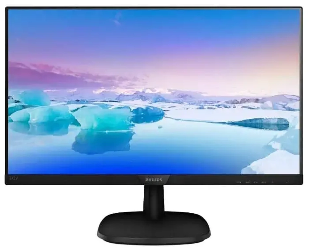 Монитор 23,8" PHILIPS 243V7QDSB/00/01 IPS 1920x1080 75Hz 4мс 250кдм 1000:1 VGA DVI HDMI Черный