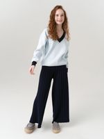 Джемпер для девочки AT954 небесно-голубой