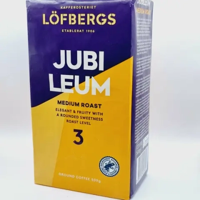 Кофе натуральный жареный молотый LOFDERGS JUBILEUM MEDIUM ROAST 500г
