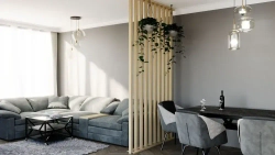 Интерьерная рейка МДФ САВАШ BLACK BRILLIANT 22*30*2800