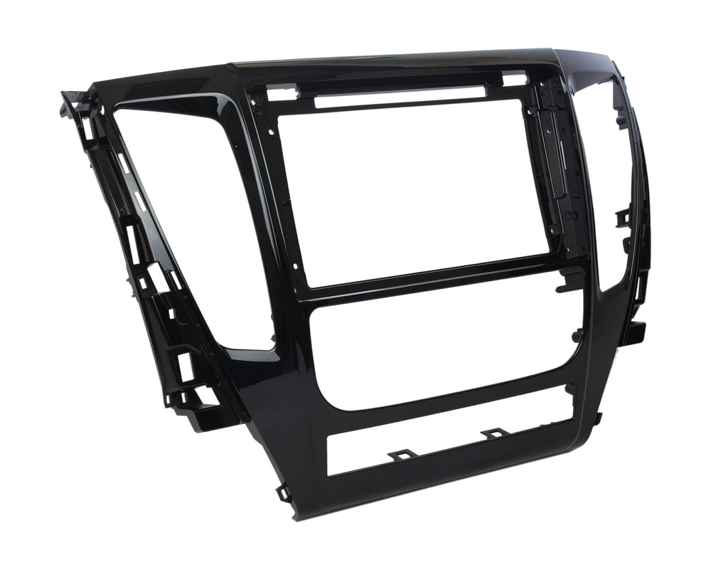 Комплект рамки с разъёмами 9"+can Mitsubishi Pajero Sport 2015-2021 АКПП, климат овальный - Car-Smart 7076