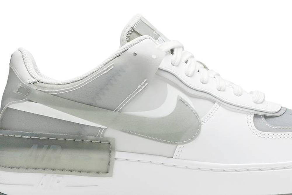 Кроссовки Nike Air Force 1 Shadow Particle Grey (Женская размерная сетка)