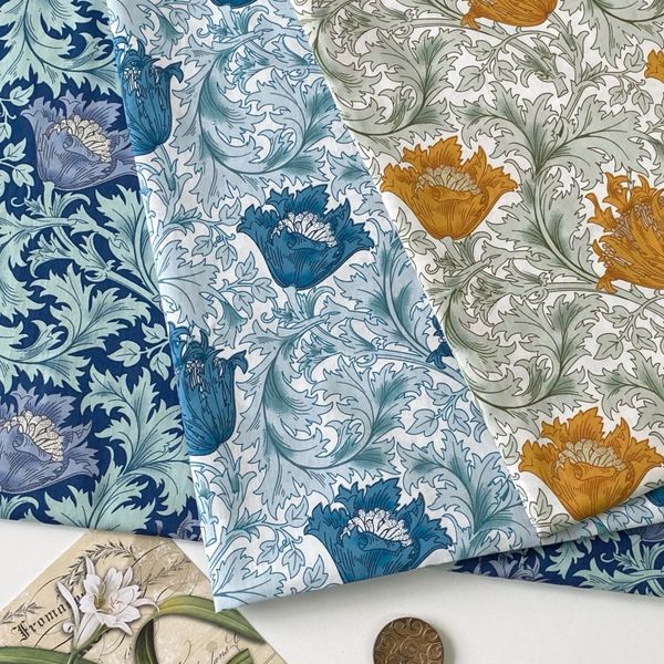 №5 - Моррис, 100% хлопок, ширина 148 см Handmade Fabrics 2