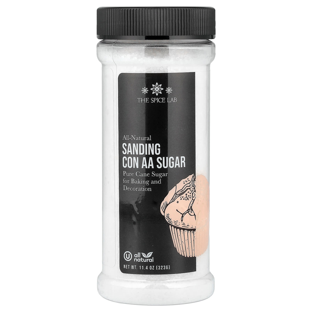 The Spice Lab, Сахар Sanding Con AA, 323 г (11,4 унции)