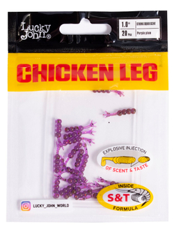 Слаги съедобные искусственные LJ Pro Series Chicken Leg 1,0in (02.54)/S13 20шт.