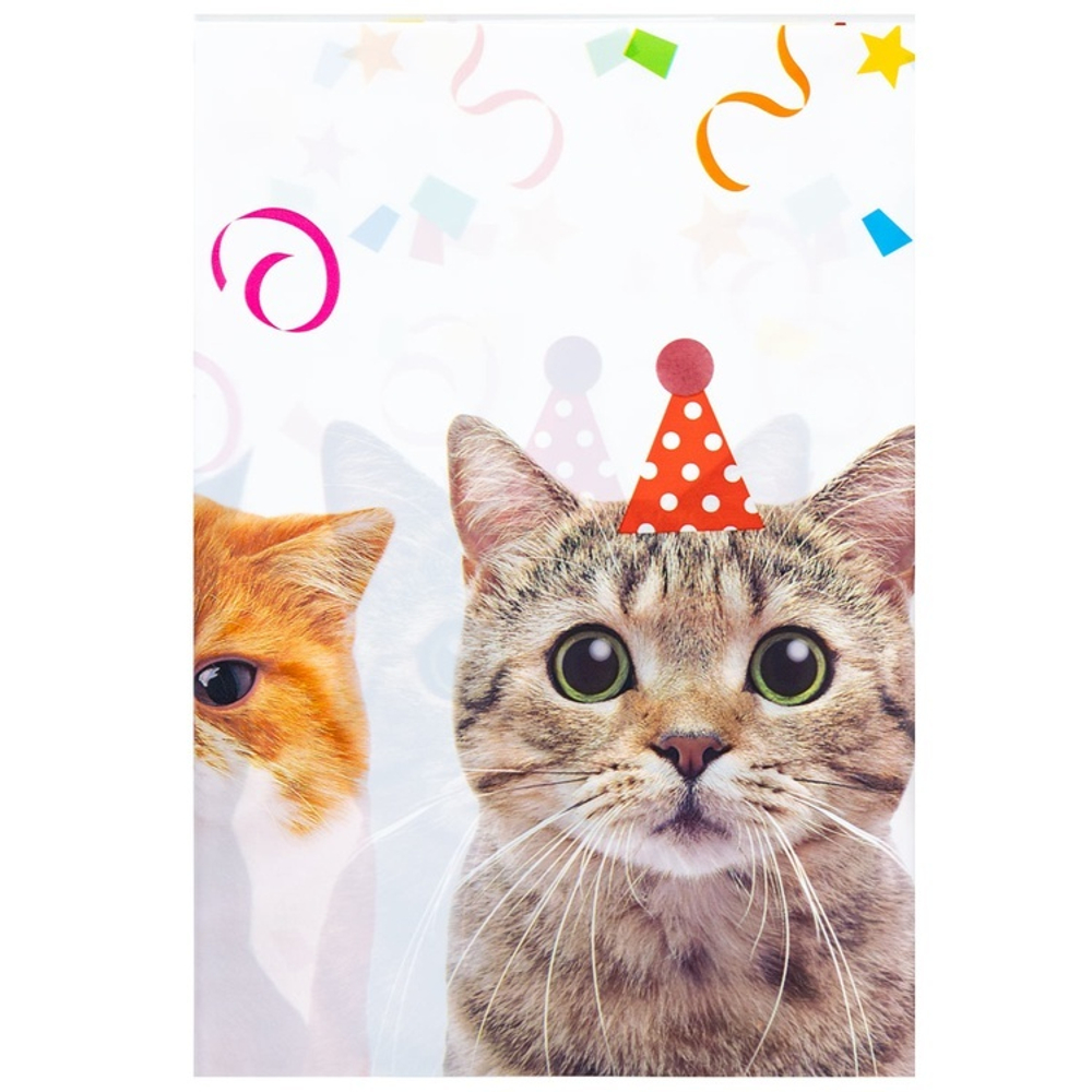 Скатерть полиэтиленовая «Котики» фотографичные, 130×180 см