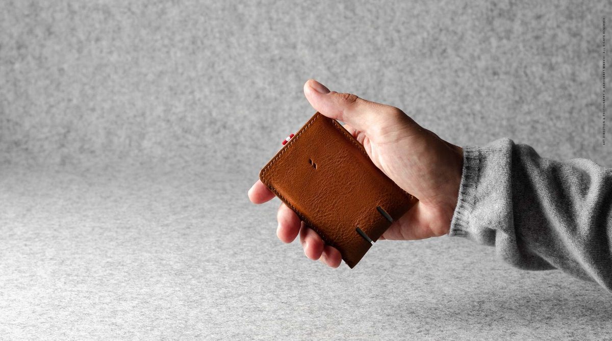 Hard Graft Push Card Case Classic — картхолдер из кожи