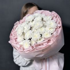 Букет из 5 кустовых хризантем