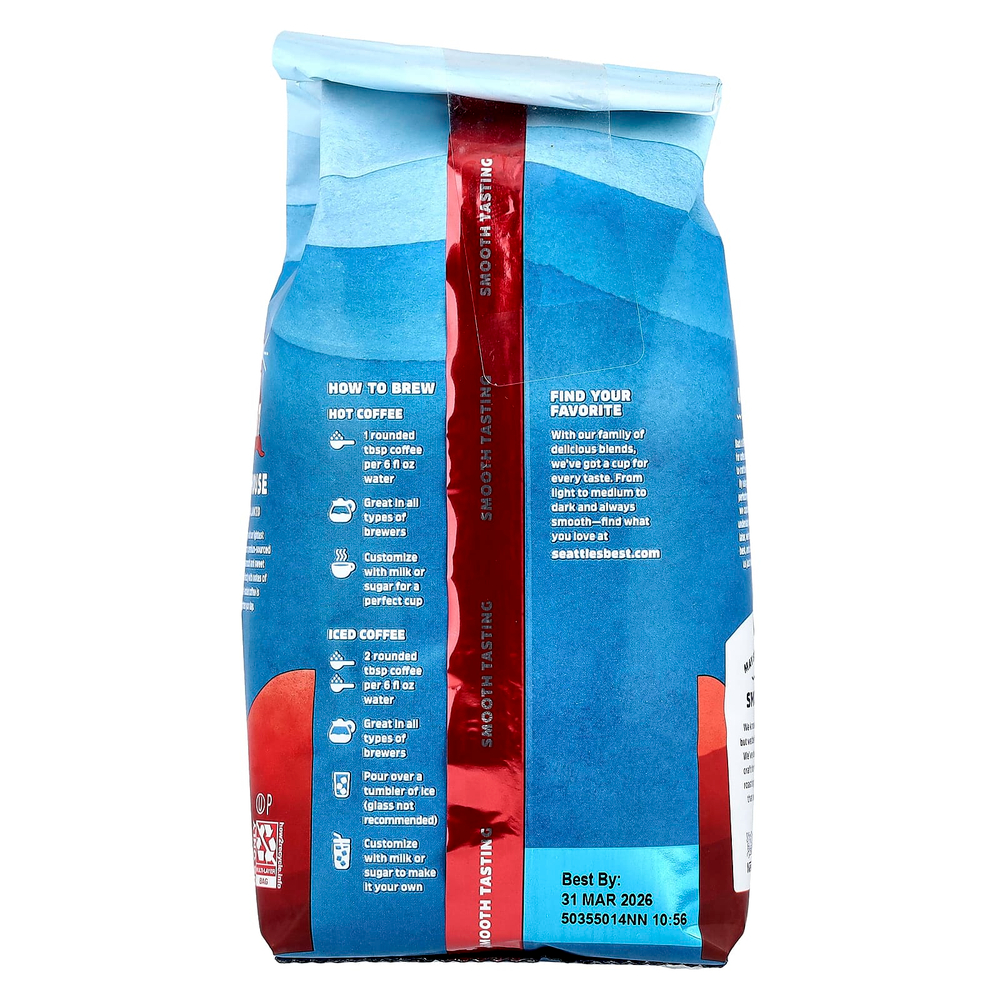 Seattle's Best Coffee, Lighthouse, кофе, молотый, легкой обжарки, 340 г (12 унций)