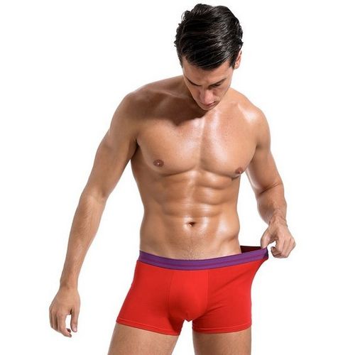 Мужские трусы боксеры красные ROMEO ROSSI 6084-8