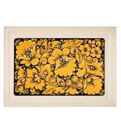 Народные промыслы KH-15/2 Шкатулка деревянная комби 170х120 с хохломской росписью