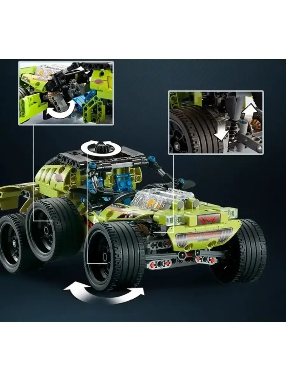 Конструктор Ралли-кар Пустынный монстр 423 детали 33006