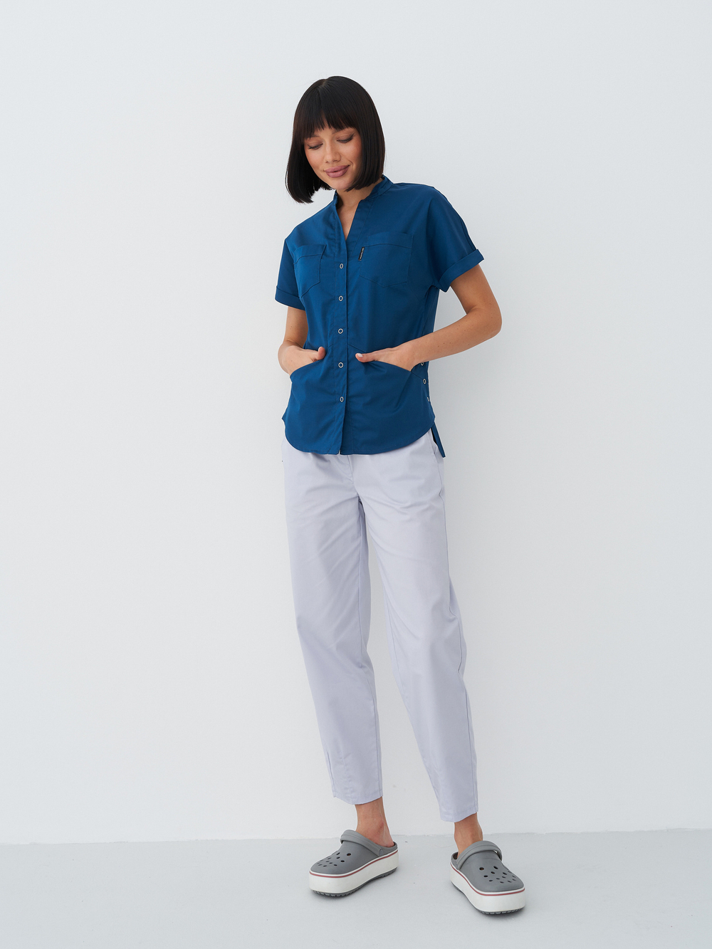 Блуза женская м94в toray стретч opal blue