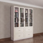 Шкаф книжный 4/2 (мадес)