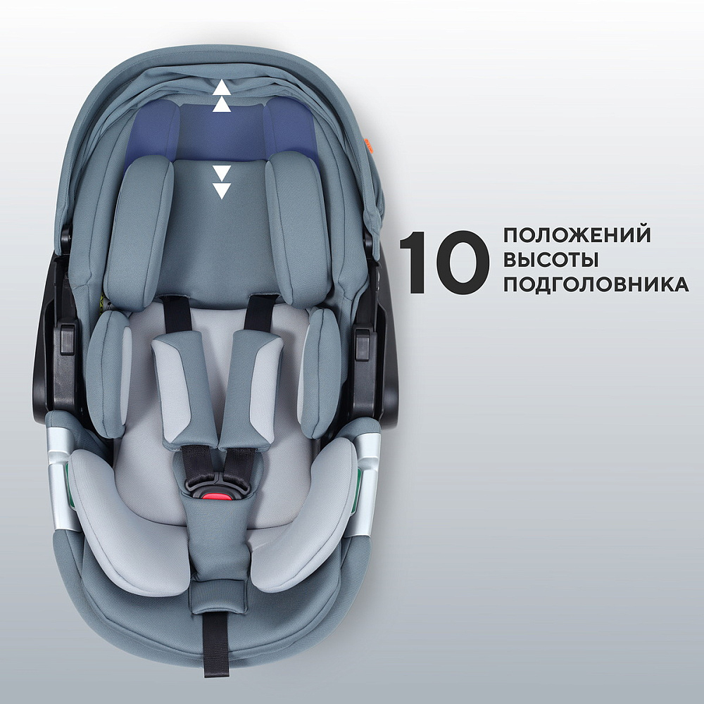 Детская коляска Rant Teo Soft 3 в 1 с автокреслом Aster Zero Graphite Graphite