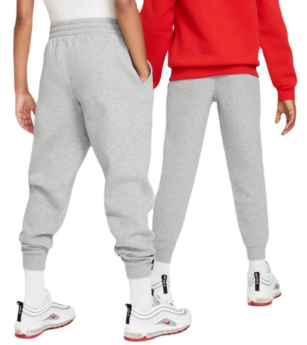 Брюки для девочки Nike Kids Club Fleece Jogger - dark grey heather/base grey/white
