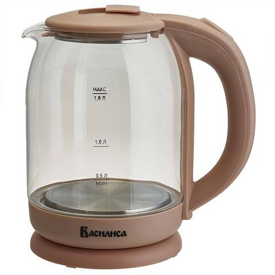 Чайник электрический 1500 Вт, 1,8 л ВАСИЛИСА ВА-1035 бежевый