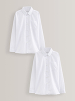 Рубашка школьная для мальчика Next M13-602, 2 шт., Белый