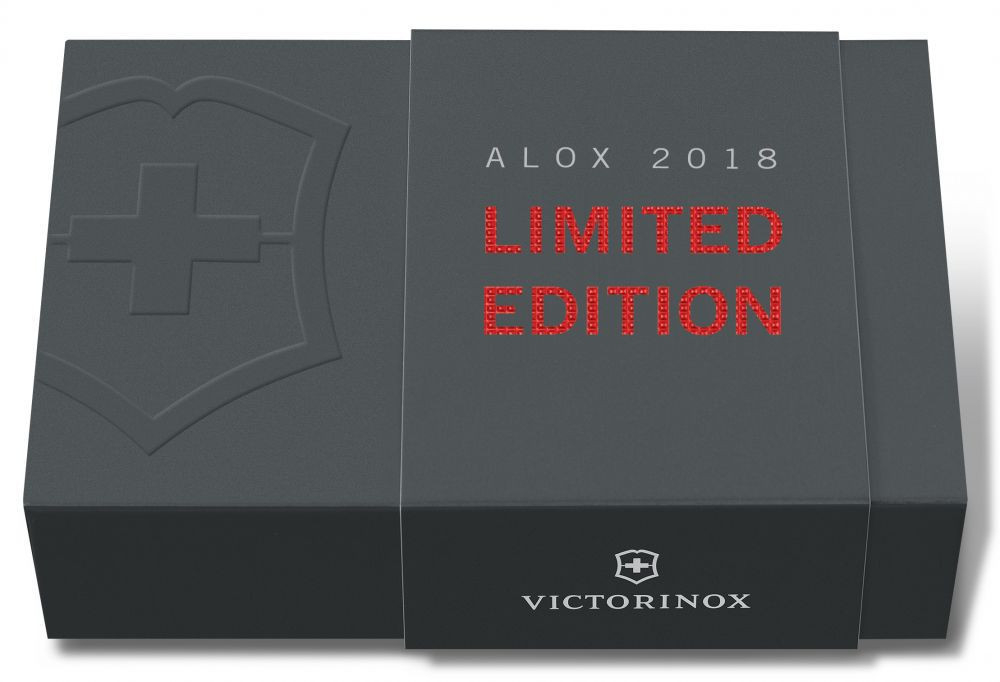 Нож Victorinox Alox Pioneer, 93 мм, 8 функций, красный (подар. упаковка)