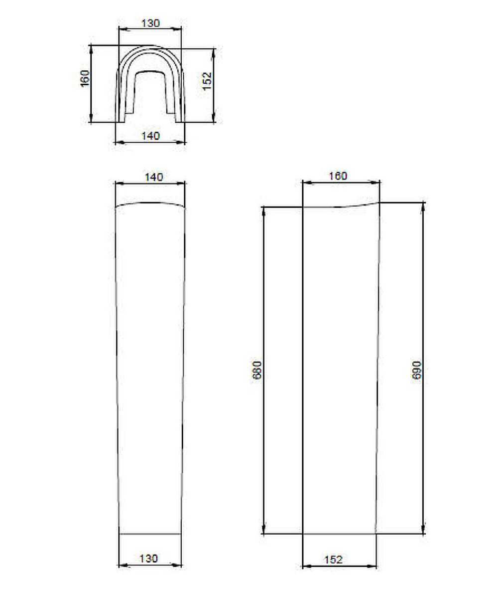ПЬЕДЕСТАЛ SANTERI ВИЗИТ БЕЛЫЙ 212004