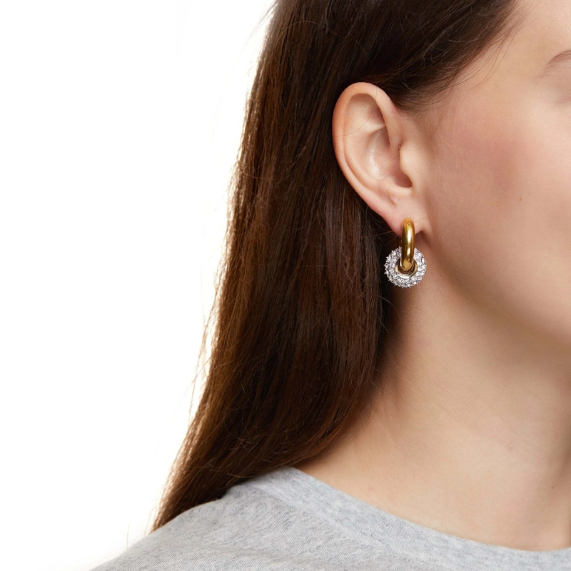 Серьги Оранжевый Любитель Диско