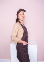 Фартук официанта шоколадный "Кейтеринг"