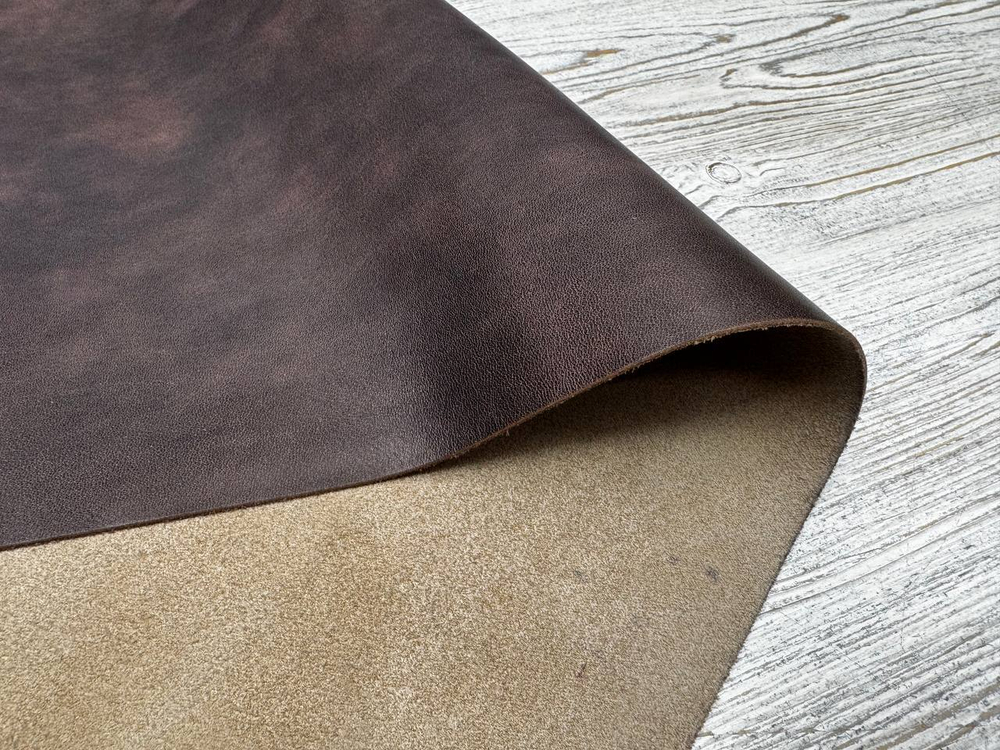 Nappa Clouds Brown (1,5-1,7 мм) цв. Коричневый, натуральная кожа