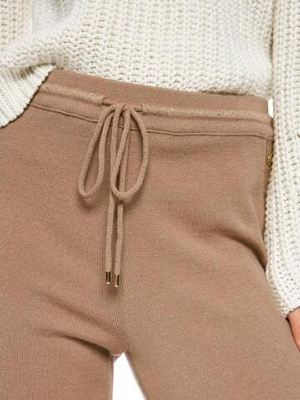 Marc Cain Брюки на кулиске из шерсти и кашемира