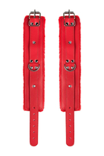 Красные оковы Anonymo из искусственной кожи