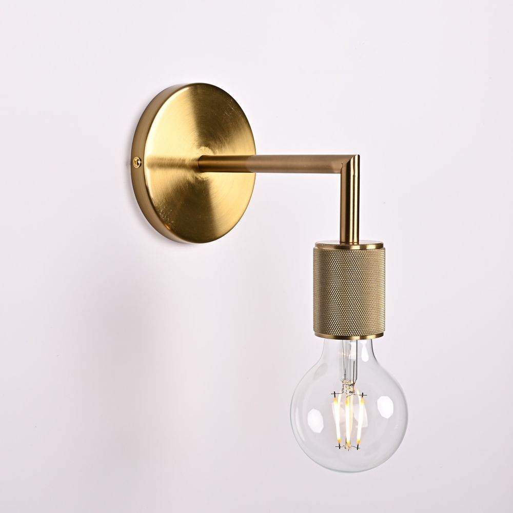 Бра Rh Utilitaire Single Sconce Brass By Imperiumloft
