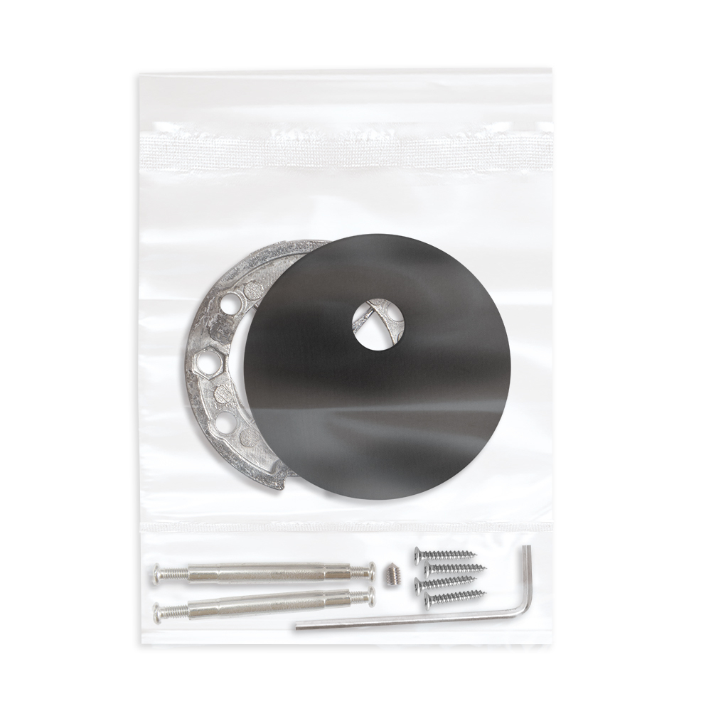 Накладка на шток цилиндра ESC.O.RLR/R.486 BL-24 черный (1шт.)