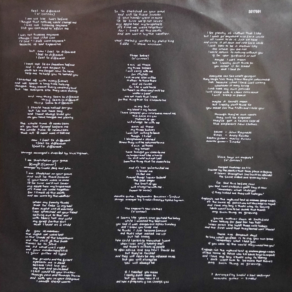 Sinead O'Connor / I Do Not Want What I Haven't Got (LP)