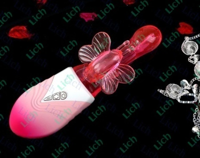 Вибро-ротатор со стимулятором точки G - Порхающая бабочка