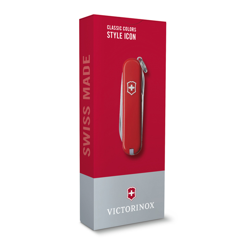 Нож-брелок Victorinox Classic SD Colors, 58 мм, 7 функций, "Style Icon"