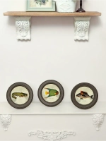 Картины на стену интерьерная на холсте 3 шт 17.5 см