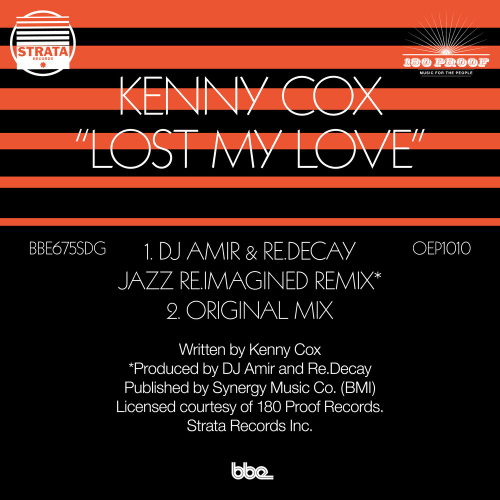 Kenny Cox - Lost My Love (DJ Amir & Re.Decay Jazz Re.Imagined Remix)